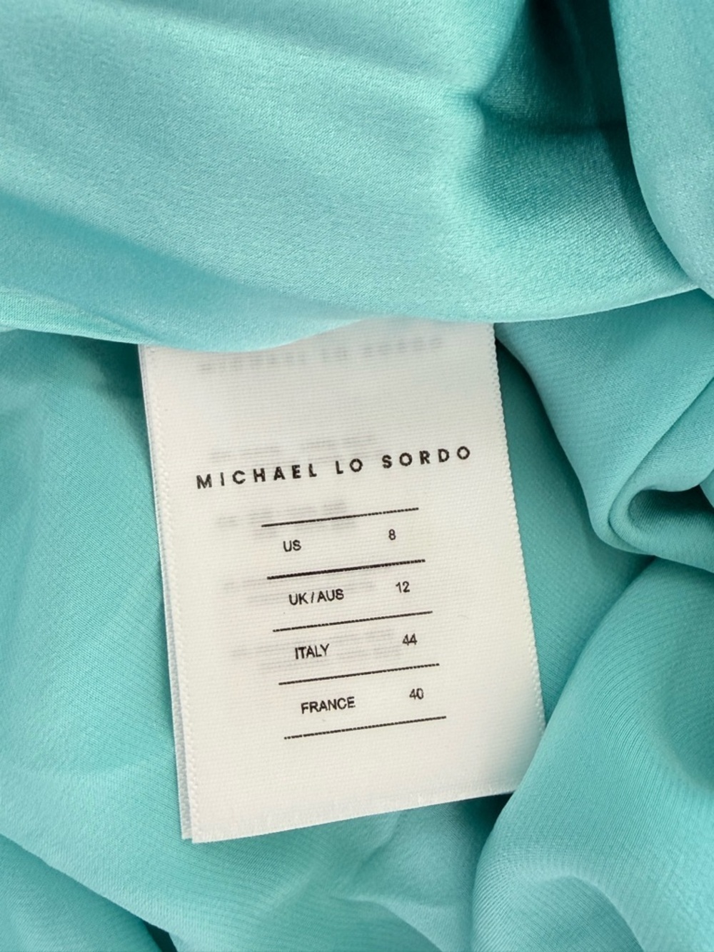 MICHAEL LO SORDO ICED BIAS MAXI DRESS BLUE SIZE 8 - Picture 12 of 13